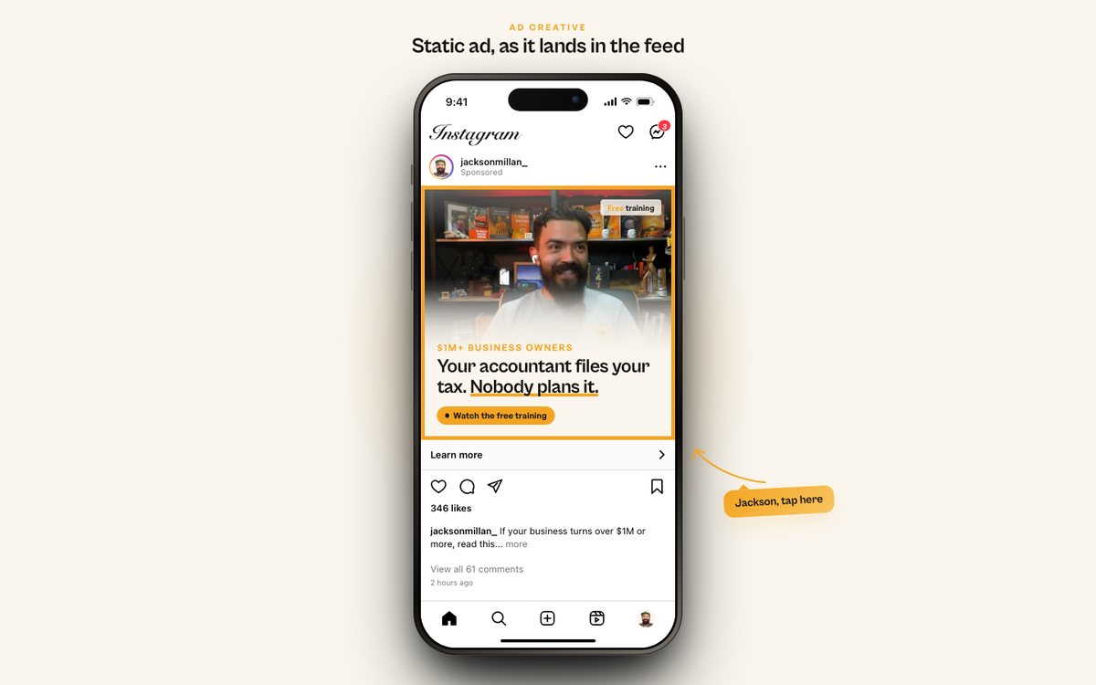 Static ad preview