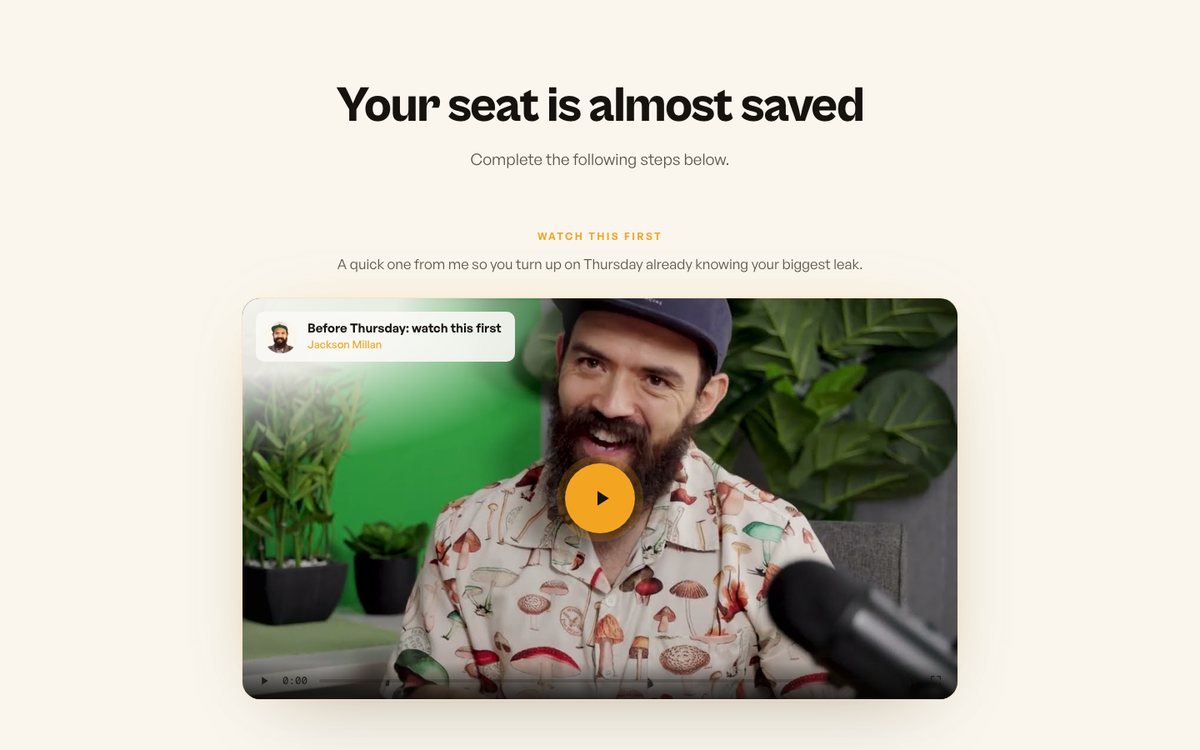 Thank-you page preview